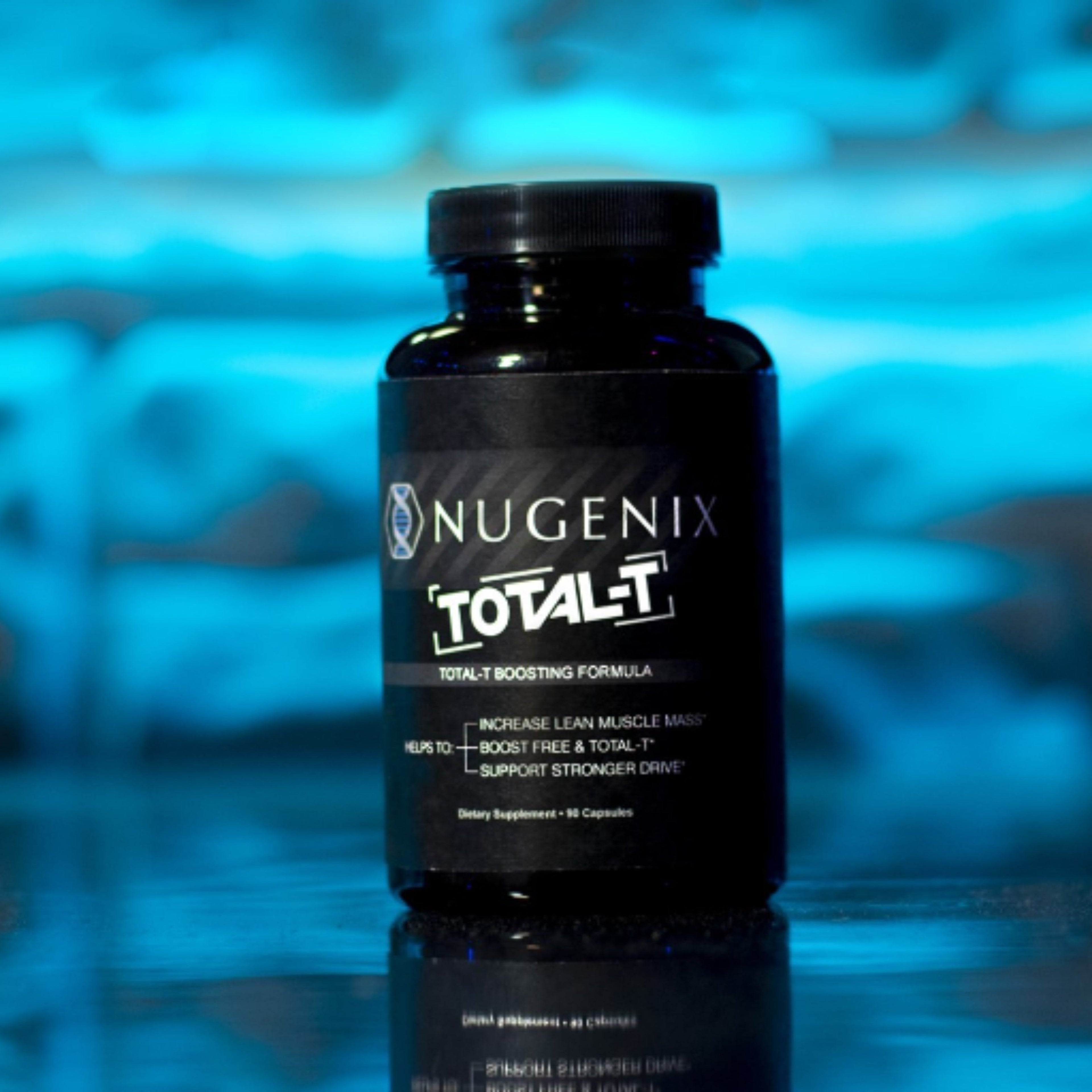 Nugenix Total-T – Free and Total Testosterone Booster Supplement for Men, 90 Capsules